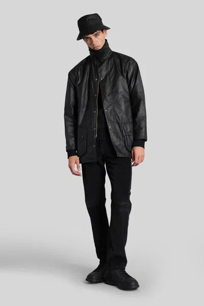 Barbour Beaufort Wax Jkt Casual Jacket In Black