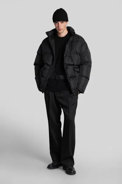 Aspesi Moschino Ii Puffer In Black Polyamide In Black