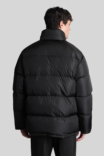 Aspesi Moschino Ii Puffer In Black Polyamide In Black