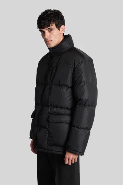 Aspesi Moschino Ii Puffer In Black Polyamide In Black