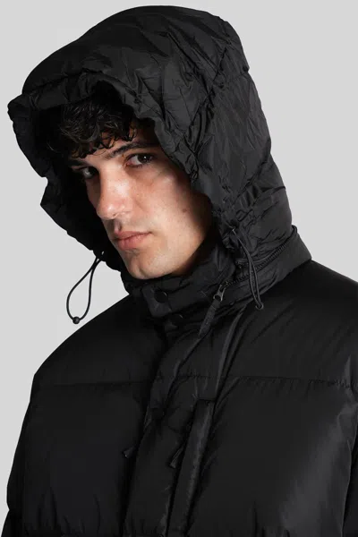 Aspesi Moschino Ii Puffer In Black Polyamide In Black