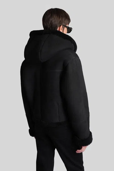 Iro Huesca Shearling In Black