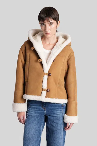 Iro Huesca Shearling In Brown