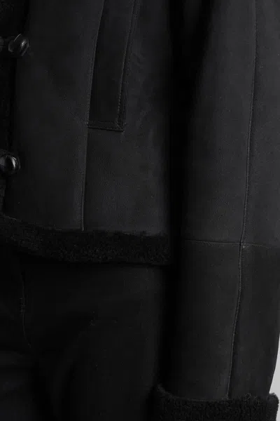 Iro Huesca Shearling In Black