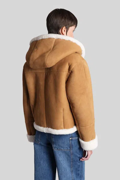 Iro Huesca Shearling In Brown