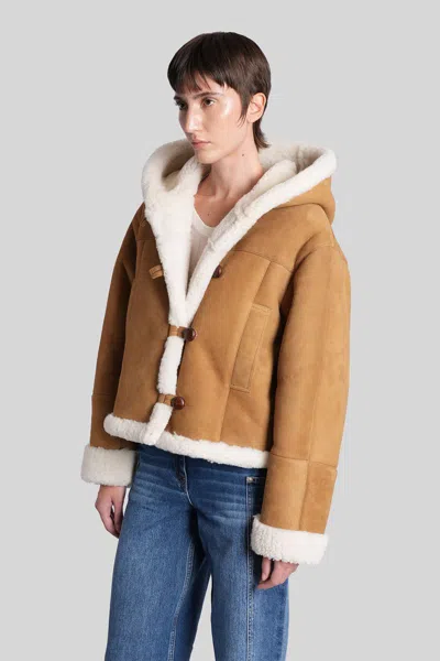 Iro Huesca Shearling In Brown