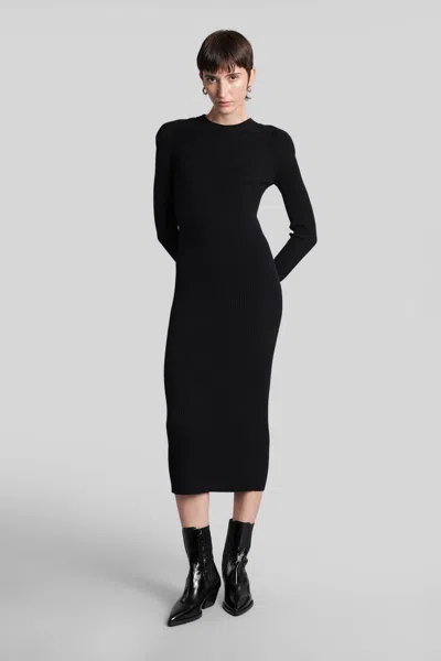 Iro Liette Long Dress In Black
