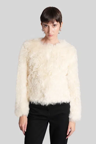 Iro Qassym Fur & Shearling In Metallic