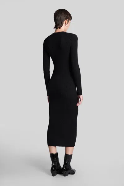 Iro Liette Long Dress In Black