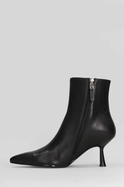Bibi Lou 70mm Sakura Pointed-toe Ankle Boots In Black