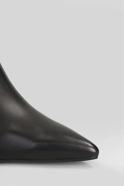 Bibi Lou 70mm Sakura Pointed-toe Ankle Boots In Black