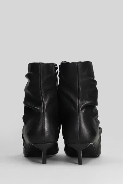 Bibi Lou High Heels Ankle Boots In Black