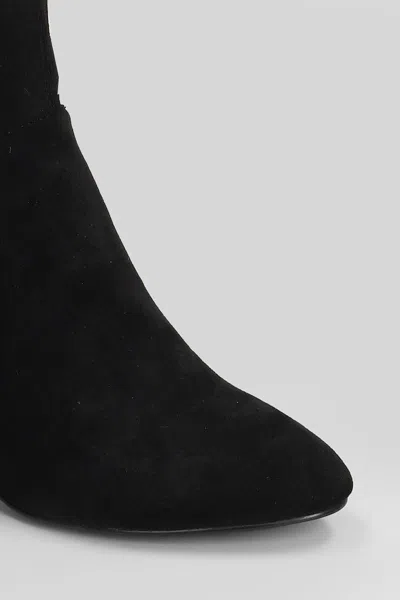 Bibi Lou 60mm Pointed Block-heel Boots In Black