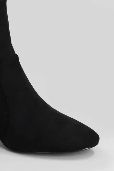 Bibi Lou 60mm Pointed Block-heel Boots In Black