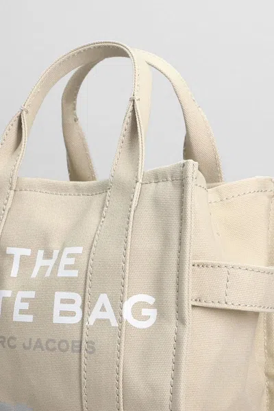 Marc Jacobs The Small Tote Tote In Beige Cotton In Neutral
