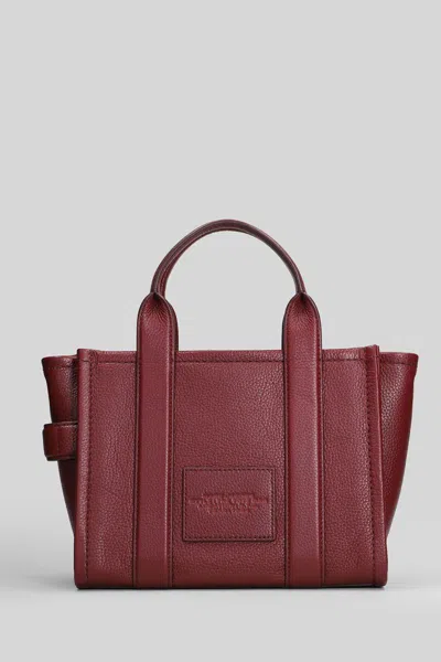 Marc Jacobs The Small Tote Tote In Bordeaux Leather In Burgundy