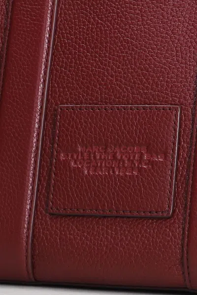 Marc Jacobs The Small Tote Tote In Bordeaux Leather In Burgundy