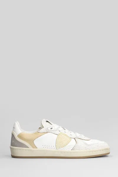 Philippe Model Pgal Low Woman Sneakers Multicolor In White