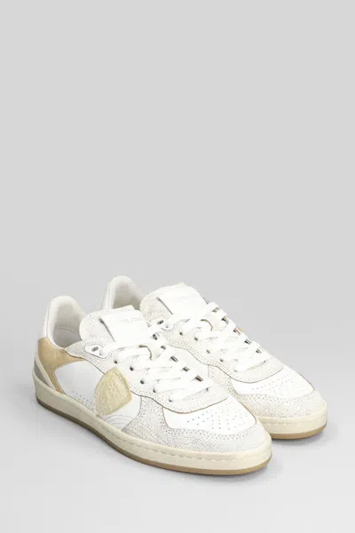 Philippe Model Pgal Low Woman Sneakers Multicolor In White