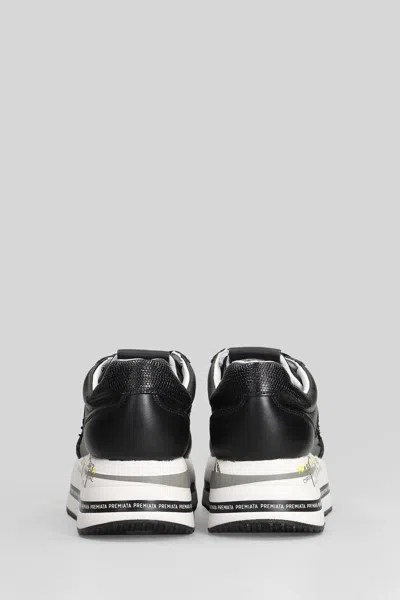 Premiata Beth Black Sneakers In Black