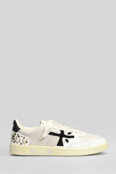 Premiata Bskt Clayd Sneakers In White