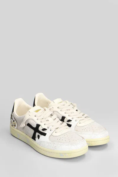 Premiata Bskt Clayd Sneakers In White