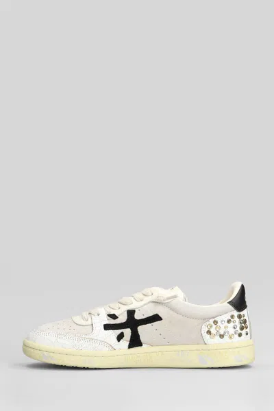 Premiata Bskt Clayd Sneakers In White