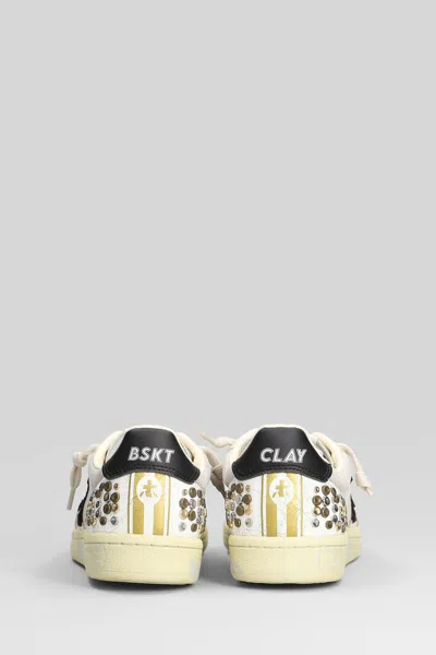 Premiata Bskt Clayd Sneakers In White