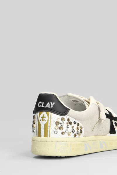 Premiata Bskt Clayd Sneakers In White
