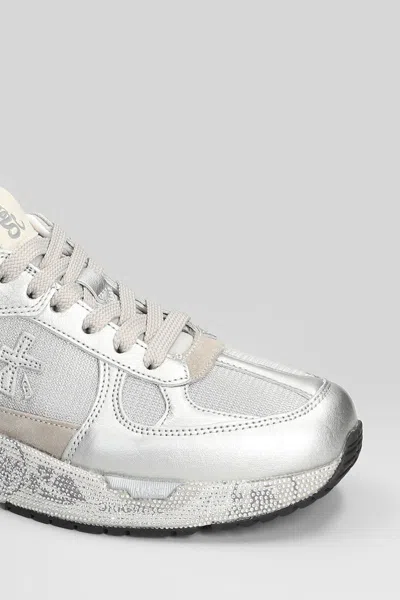 Premiata Mase-d Silver Sneakers In Silver