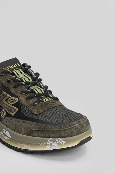 Premiata Nous 7731 Sneaker In Green