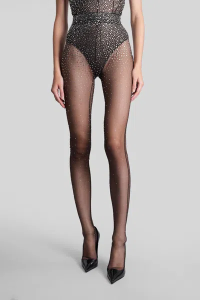 Alex Perry Embellished X0038fw25 Trousers In Brown