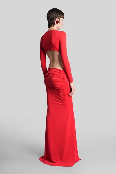 Alex Perry Long Dress In Red