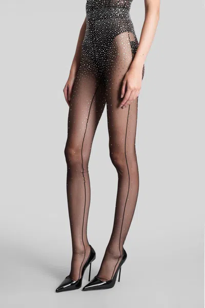 Alex Perry Embellished X0038fw25 Trousers In Brown