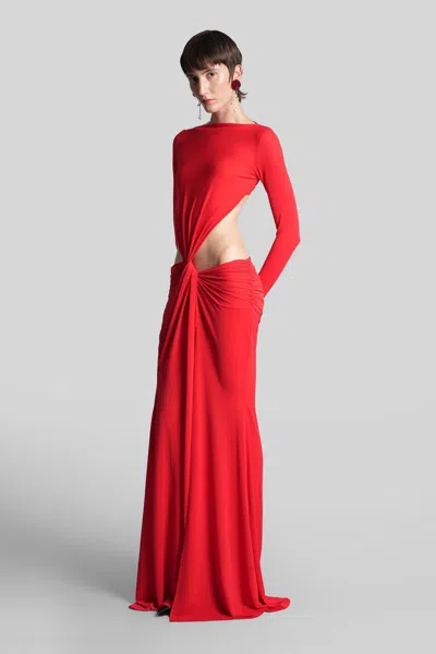 Alex Perry Long Dress In Red