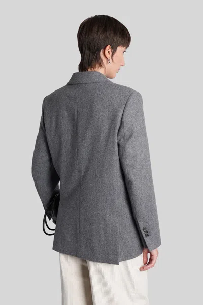 Ami Alexandre Mattiussi Ami Paris Blazer In Gray