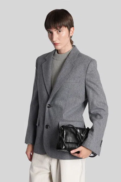 Ami Alexandre Mattiussi Ami Paris Blazer In Gray