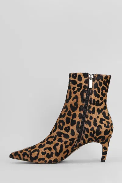 Carrano High Heels Ankle Boots In Multi