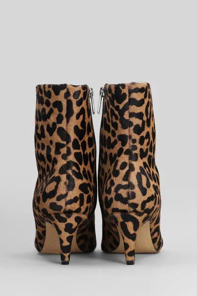 Carrano High Heels Ankle Boots In Multi