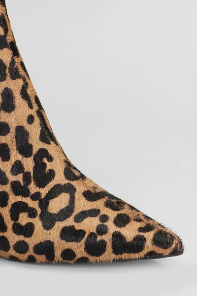 Carrano High Heels Ankle Boots In Multi