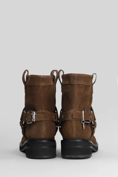 Carrano Low Heels Ankle Boots In Brown