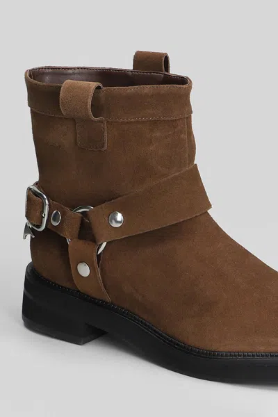 Carrano Low Heels Ankle Boots In Brown