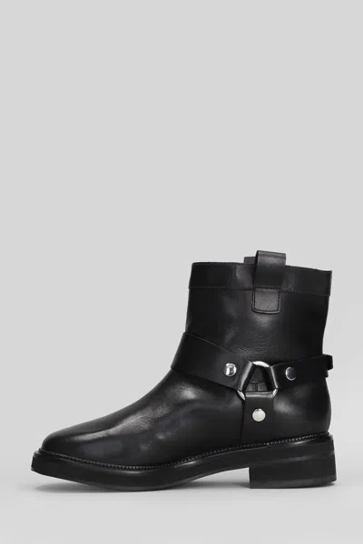 Carrano Low Heels Ankle Boots In Black