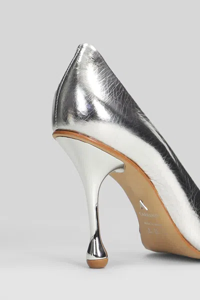 Carrano Metallic Pumps In Silver