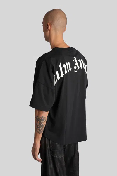 Palm Angels Black Cotton T-shirt