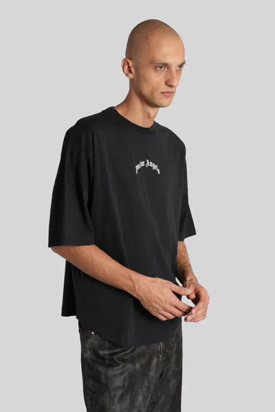 Palm Angels Black Cotton T-shirt