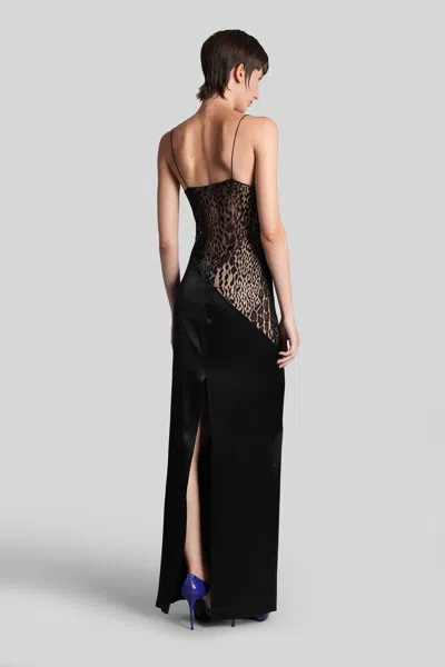 Balmain Long Dress In Black