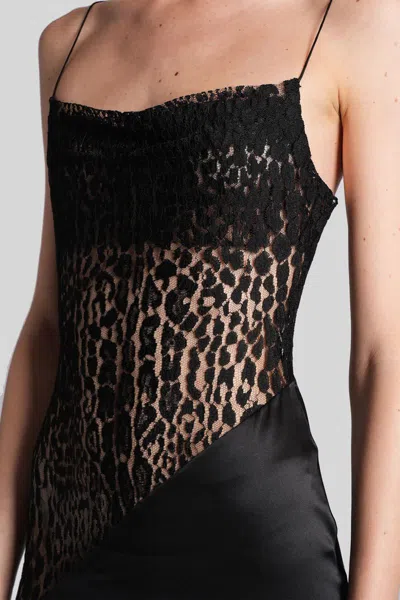 Balmain Long Dress In Black