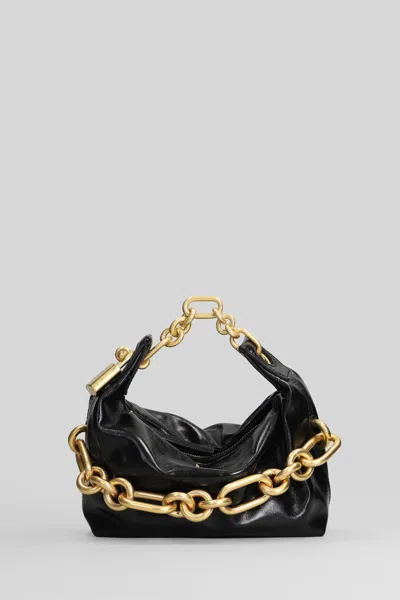 Balmain Sync Mini Shoulder Bag In Black