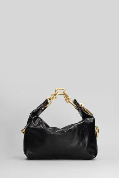 Balmain Sync Mini Shoulder Bag In Black